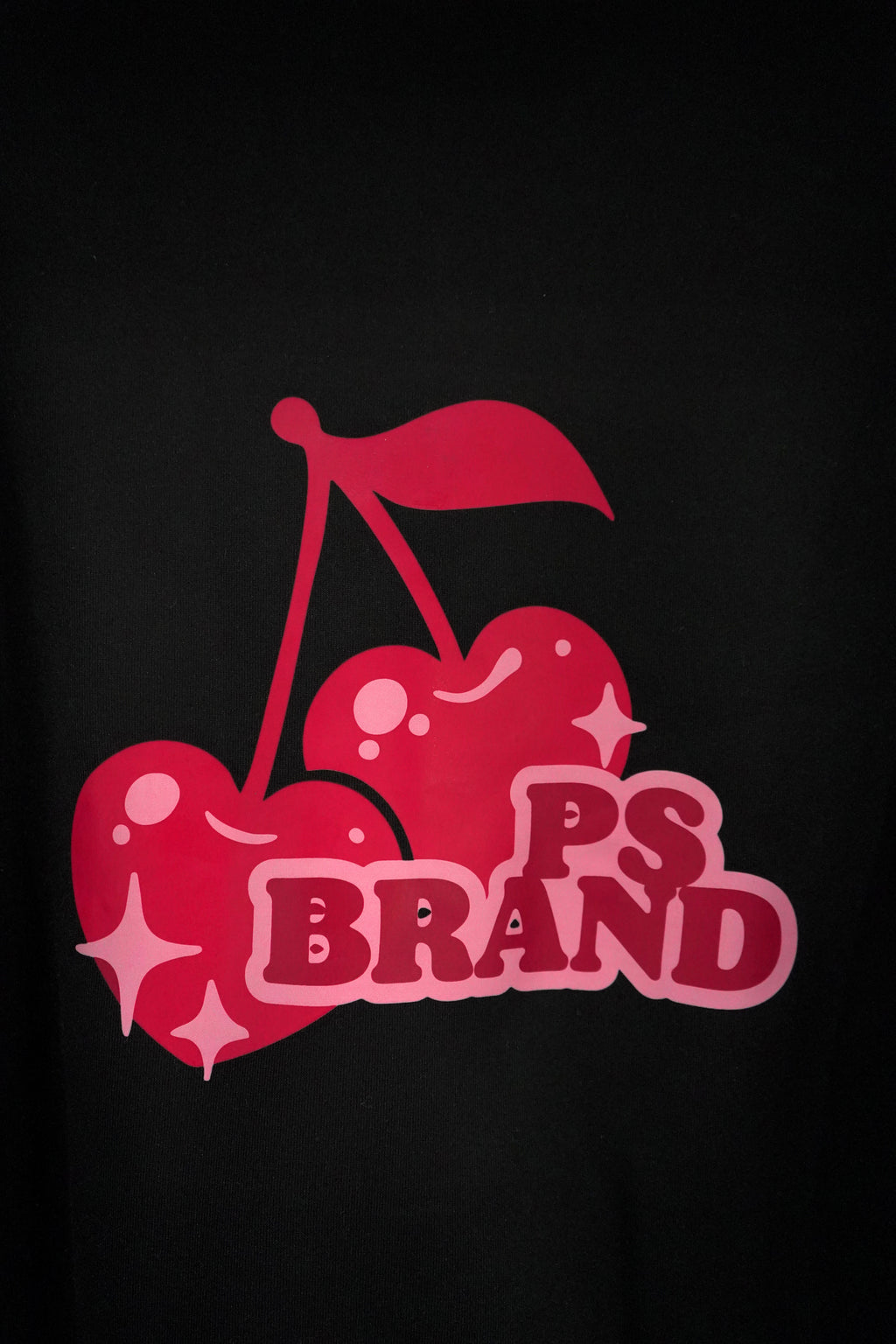 SUDADERA NEGRA CHERRIES