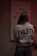 SUDADERA GRIS DELETE